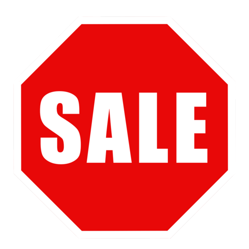 Sales Hanging Elements Sale sign