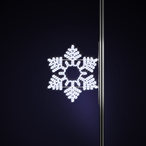 Street Deco Lighted Snowflake