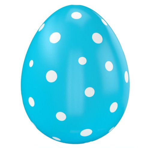 Egg Turquoise Dots